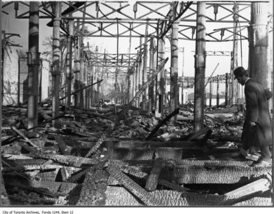 Ruins of CNE Grandstand fire 1906
Ruins of CNE Grandstand fire 1906
Keywords: Ruins of CNE Grandstand fire 1906