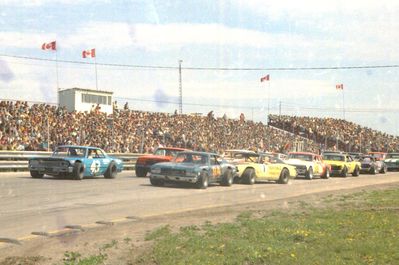 Don Biederman on the Pole at Flamboro Speedway
Don and Bob on the pole (Brian Norton collection)
Keywords: Don Biederman