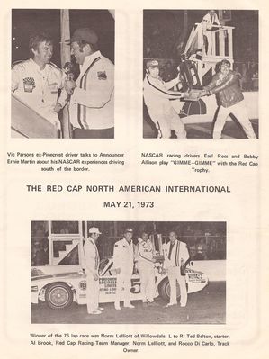 Earl Ross Red Cap North American International May 21 1973
Earl Ross Red Cap North American International May 21 1973
